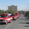 رژه خودرو های آتش نشانی نیشابور | عکس از : حمید چنارانی