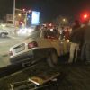 تصادف پراید با تیر چراغ راهنمایی | عکس از : حمید چنارانی