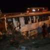 واژگونی اتوبوس در محور مشهد به نیشابور
