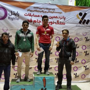 آتش نشانی نیشابور - توزندجانی مقام سوم مسابقات سرعت سنگ نوردی جام فجر را کسب کرد