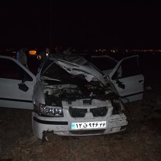 آتش نشانی نیشابور - دو کشته در حادثه رانندگی جاده بوژان