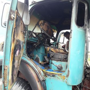 آتش نشانی نیشابور - آتش سوزی  خودروی کامیون 