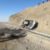 مرگ راننده پژو در میان آتش | عکس از : حمید چنارانی