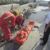 سقوط کارگر از ارتفاع | عکس از : حمید چنارانی