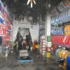 آتش سوزی مغازه تعویض روغن و لاستیک فروشی | عکس از : حمید چنارانی