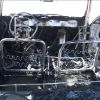آتش سوزی خودرو  پراید | عکس از : مسعود عین آبادی