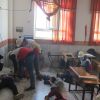 مانور زلزله در مدرسه امام حسین (ع) نیشابور