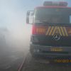 آتش سوزی در انبار علوفه دامداری | عکس از : مسعود عین آبادی
