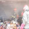 آتش سوزی انبار مواد غذایی | عکس از : حمید چنارانی