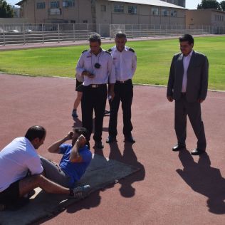 آتش نشانی نیشابور - تست آمادگی جسمانی پرسنل عملیاتی برگزار شد