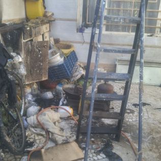 آتش نشانی نیشابور - انفجار گاز مایع موجب سوختگی 3 نفر شد
