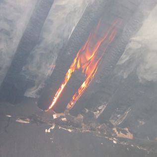 آتش نشانی نیشابور - آتش سوزی منزل مسکونی