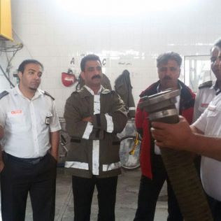 آتش نشانی نیشابور - افتتاحیه آموزش های ضمن خدمت شش ماه دوم