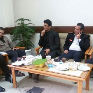 آتش نشانی نیشابور - جلسه مدیریت سازمان با معاونت فنی و عمرانی فرمانداری نیشابور