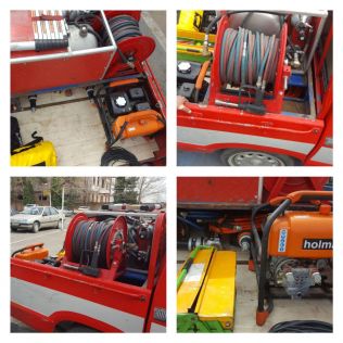 آتش نشانی نیشابور - تجهیز خودوری پیشرو به تجهیزات نجات 