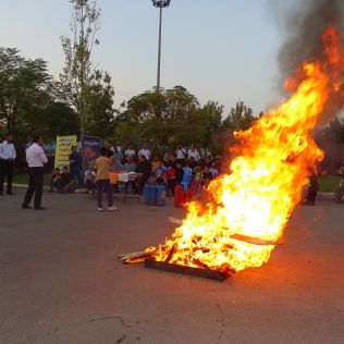 آتش نشانی نیشابور - آموزش ایمنی و آتش نشانی در پارکها و محلات نیشابور برگزار می شود